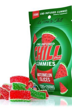 Chill Plus Gummies - CBD Infused Watermelon Slices