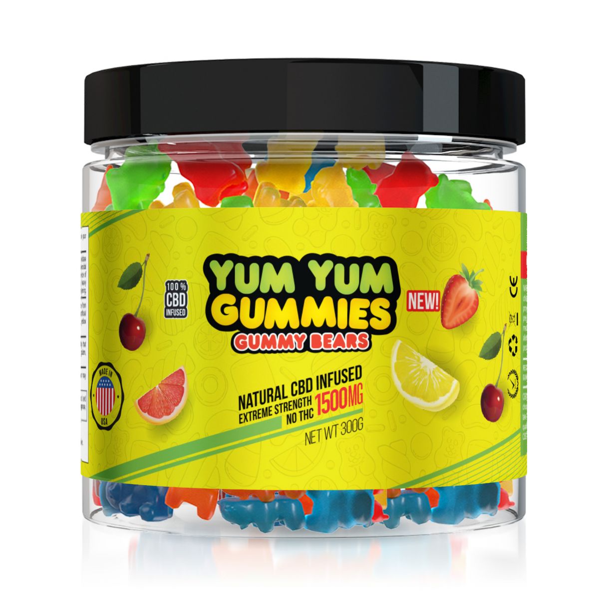 Yum Yum Gummies 1500mg