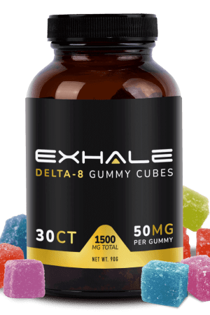 Delta-8 Gummy Cubes Exhale Wellness