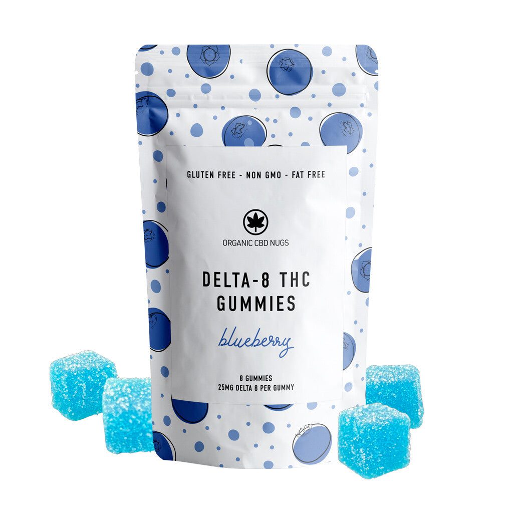 Blueberry Delta-8 THC Gummies