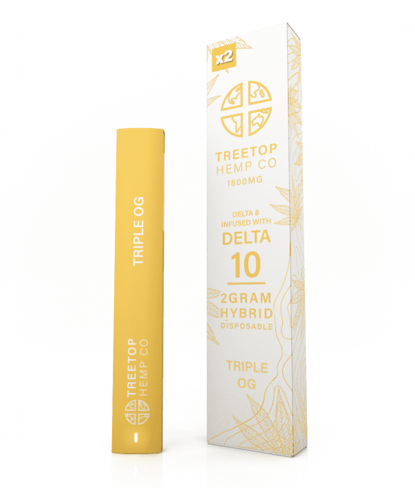 Hemp Triple OG Delta 10 THC Disposable Vape Pen
