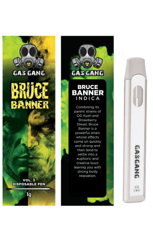 Gas Gang – Bruce Banner Disposable Pen